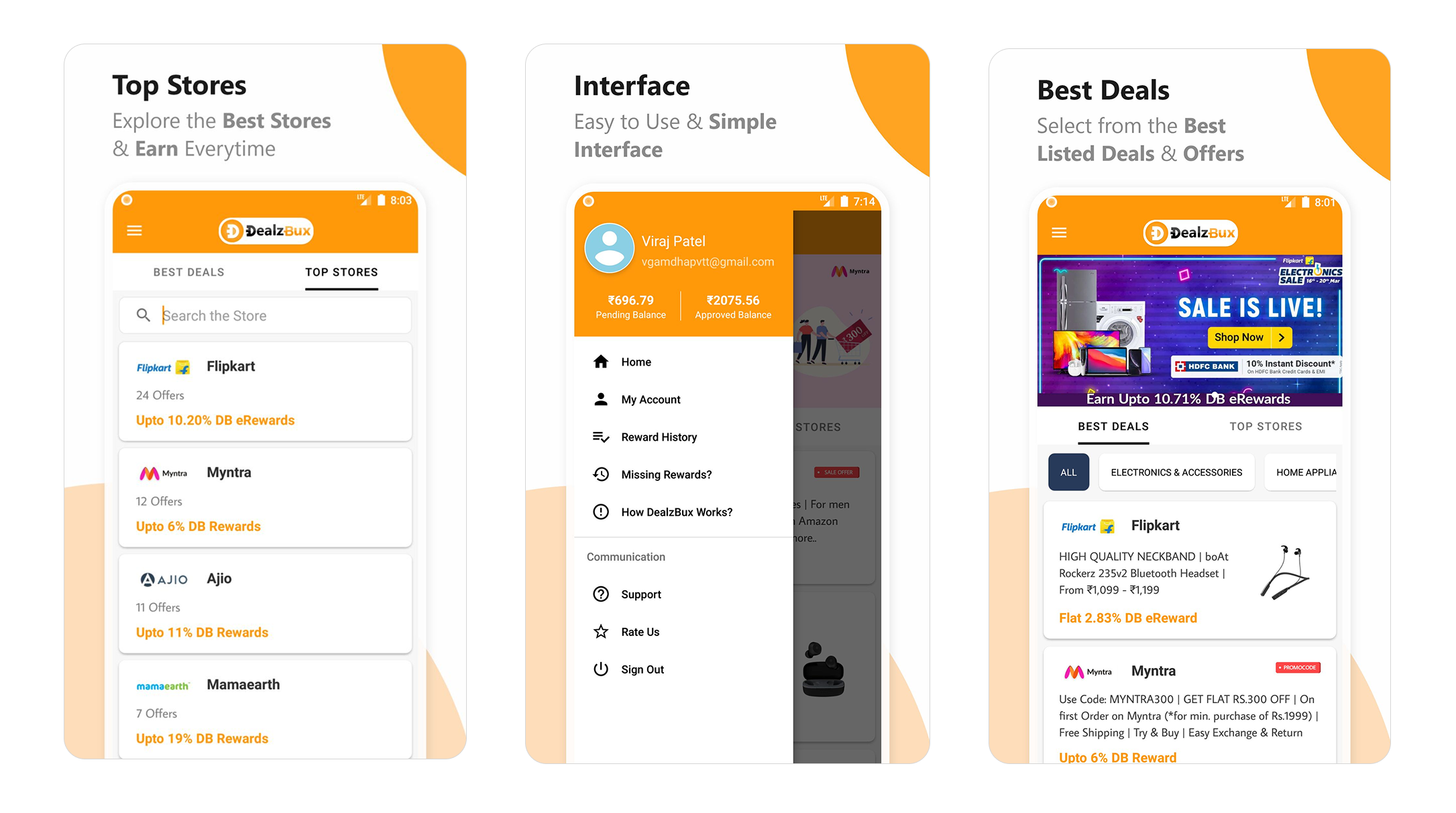 DealzBux mobile cashback app