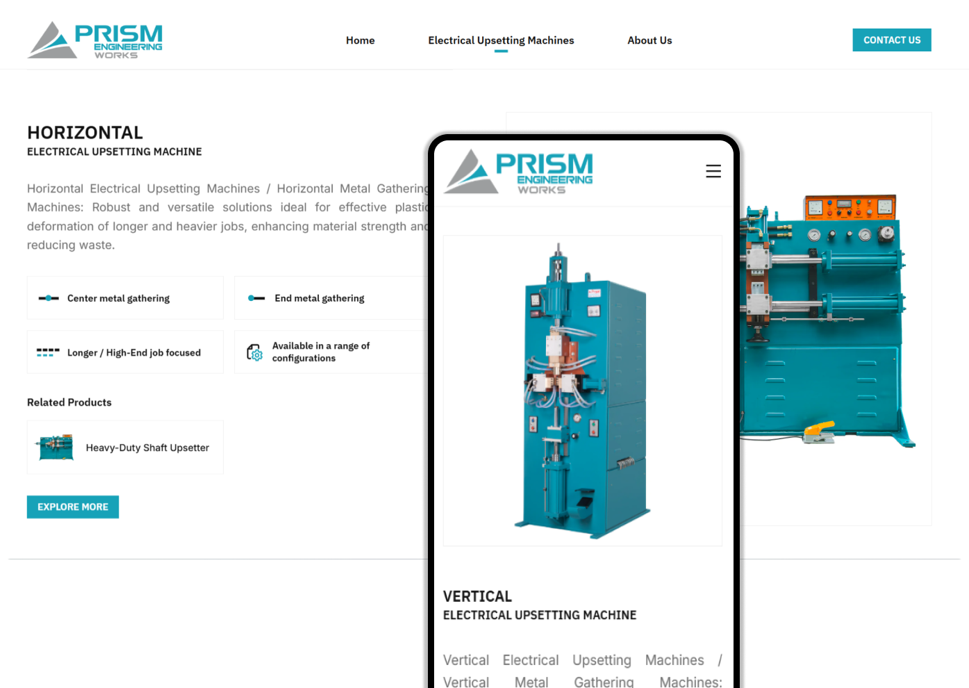 Prism Engineering Works product website