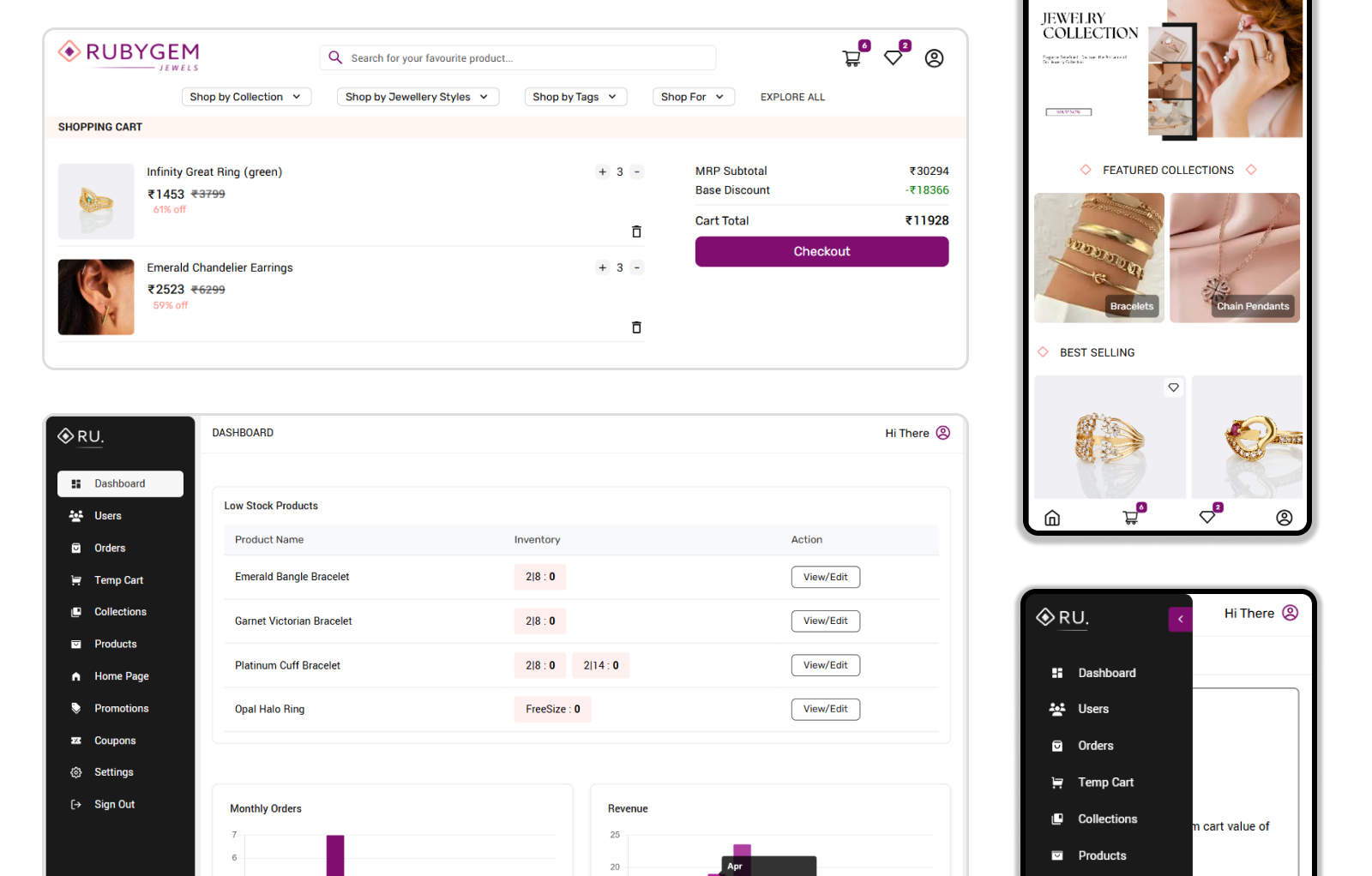 Rubygem Jewels product browsing experience